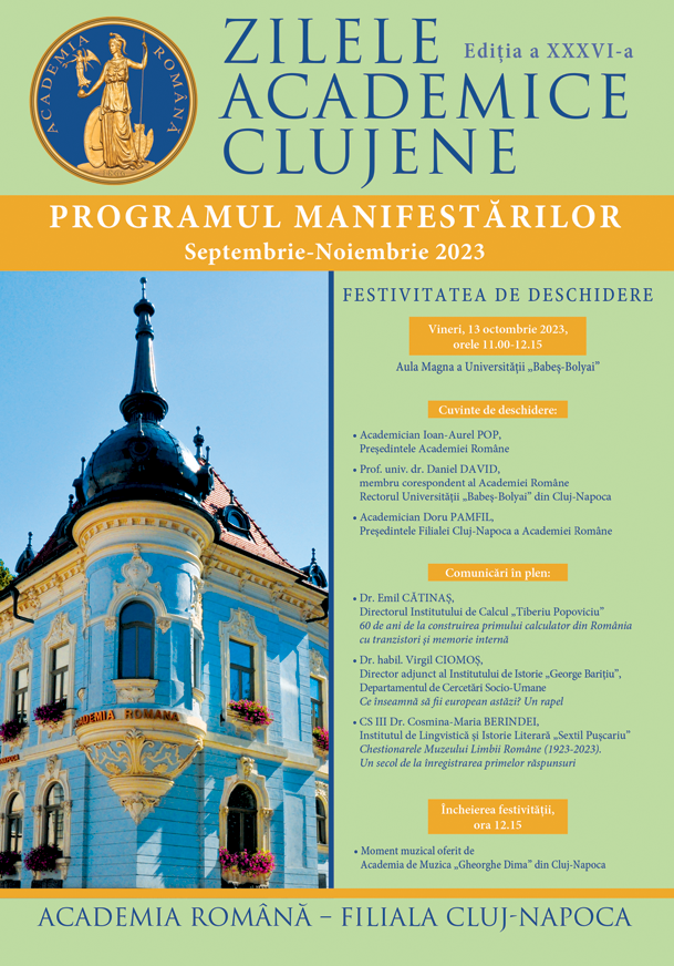 Program Zilele Academice Clujene 2023